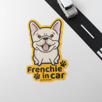 Frenchie Car Sticker - A Must-Have for Dog Lovers! - Pawsome Island - Pawsome Island