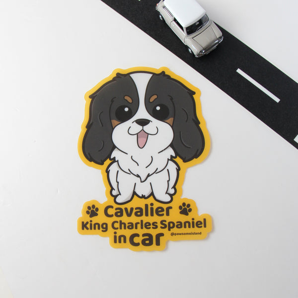 Cavalier king charles spaniel Car Sticker - A Must-Have for Dog Lovers!