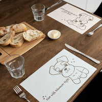 Schnauzer Themed Placemats,  Pet Dining Decor, Schnauzer Dog Table Mats,Set of 2 - Pawsome Island