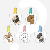 Bucket Handbag with Magnetic Closure - Adorable Dog Breed Designs - Pawsome Island - Pawsome Island