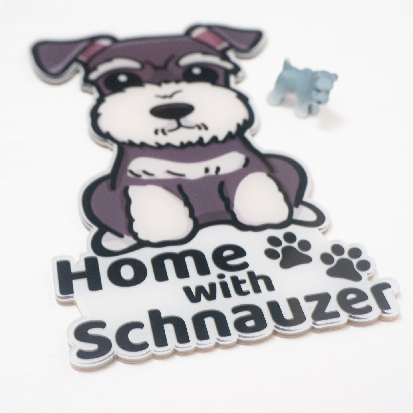 Home with Schnauzer Schnauzer house number