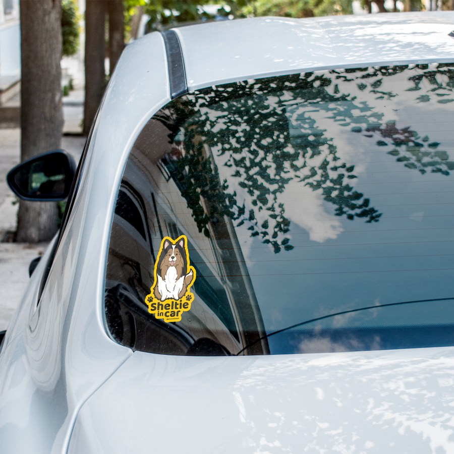 Sheltie Car Sticker - A Must-Have for Dog Lovers! - Pawsome Island - Pawsome Island